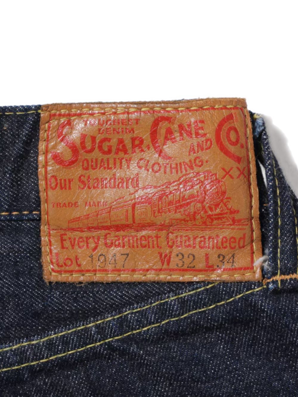 straight-leg denim jeans