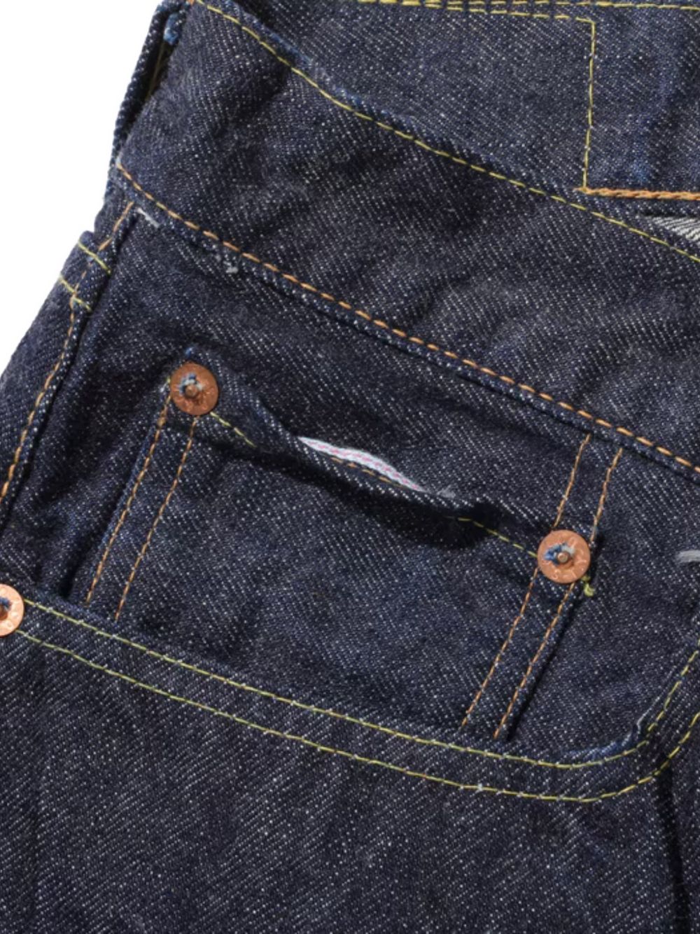straight-leg denim jeans