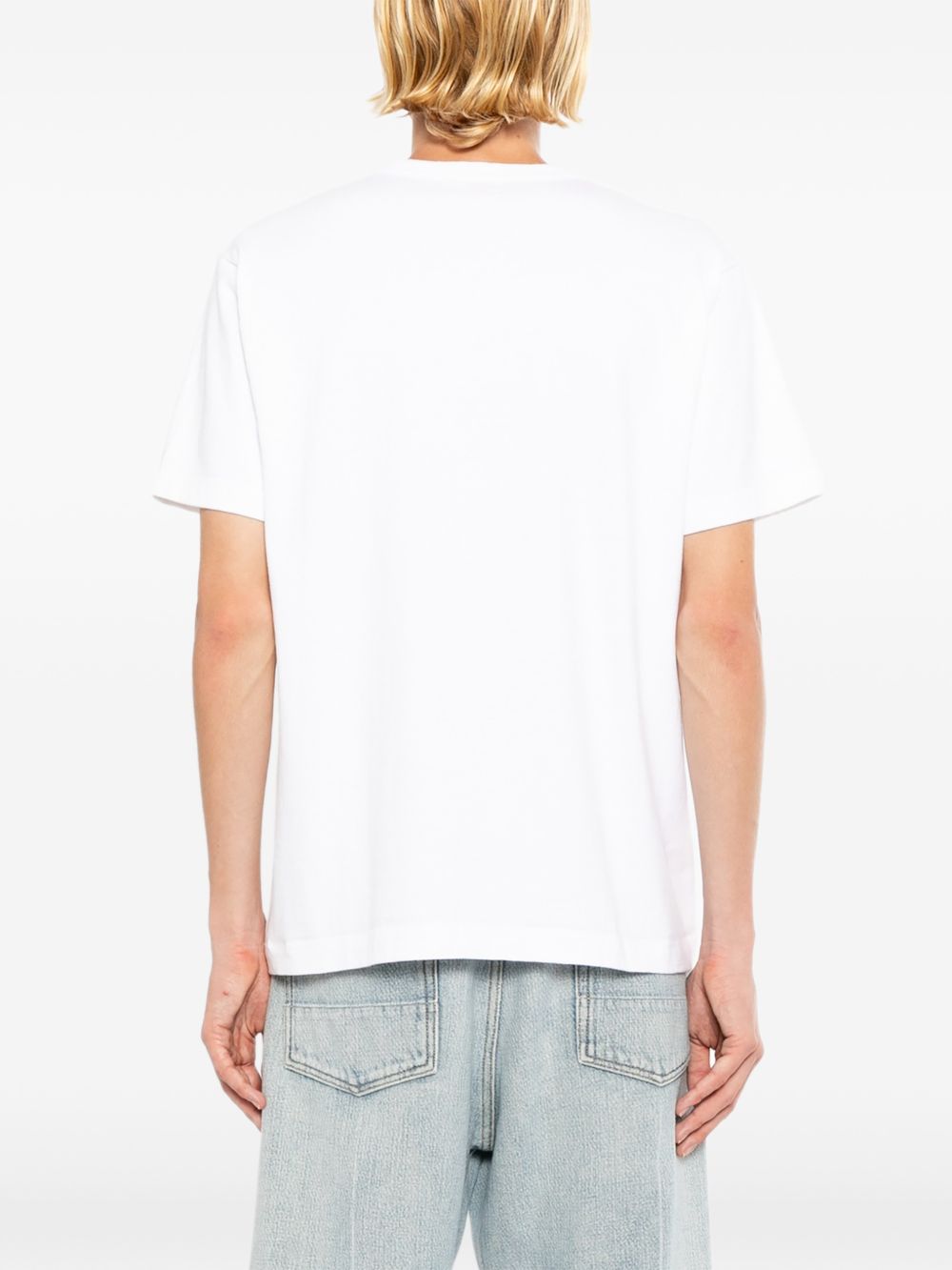 chest-pocket cotton T-shirt
