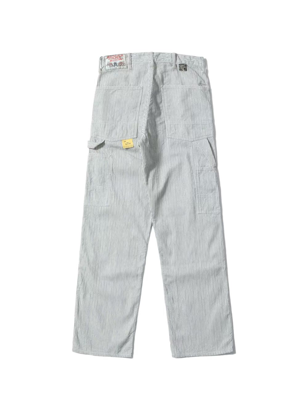 Fiction Romance striped straight-leg work trousers