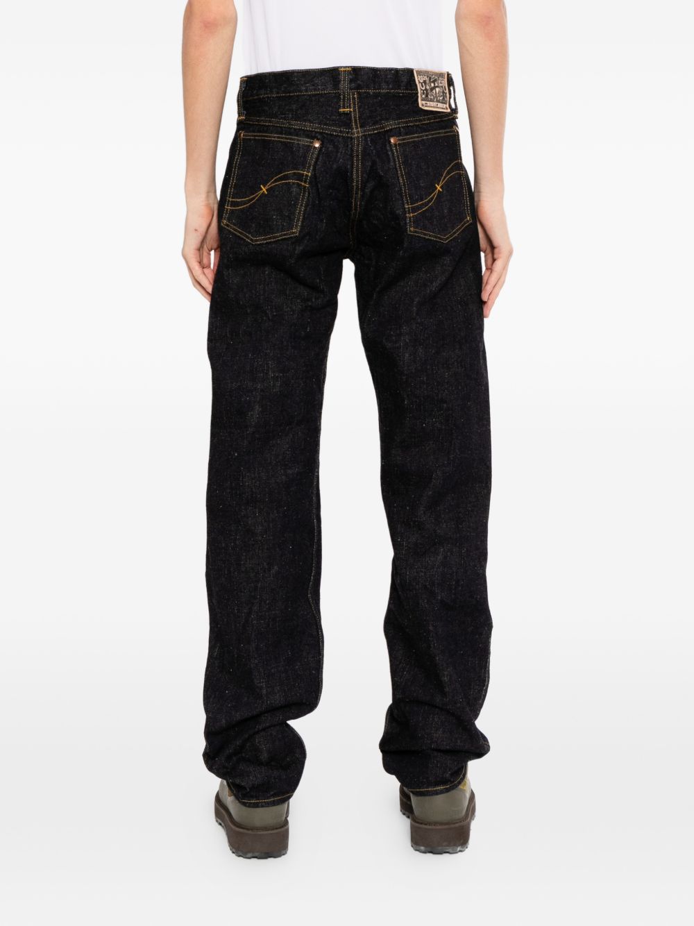 straight-leg jeans