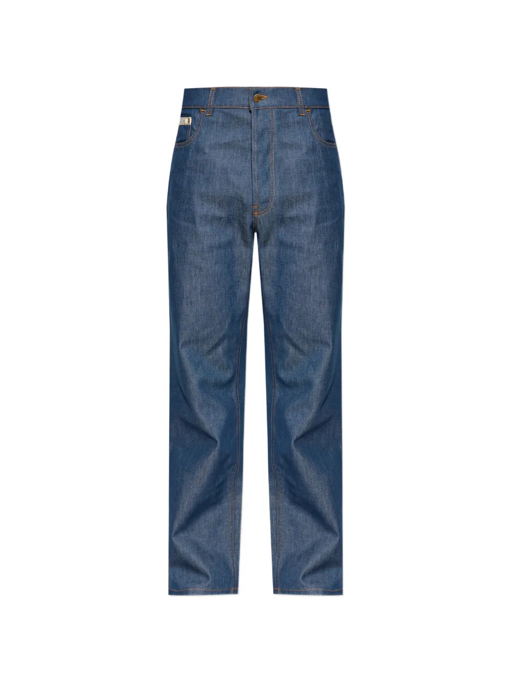 tapered-leg jeans