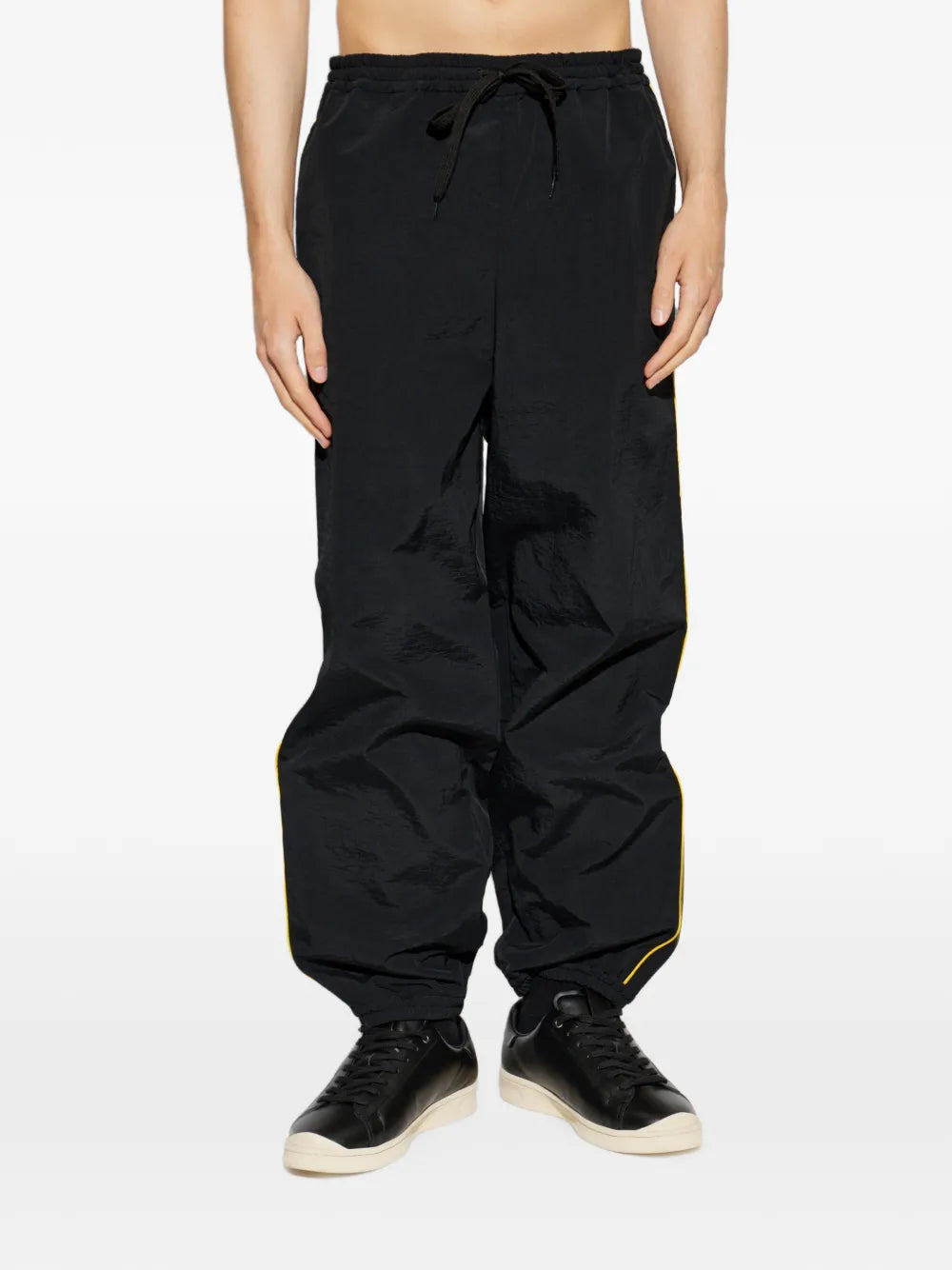 tape-measure side-stripe track pants
