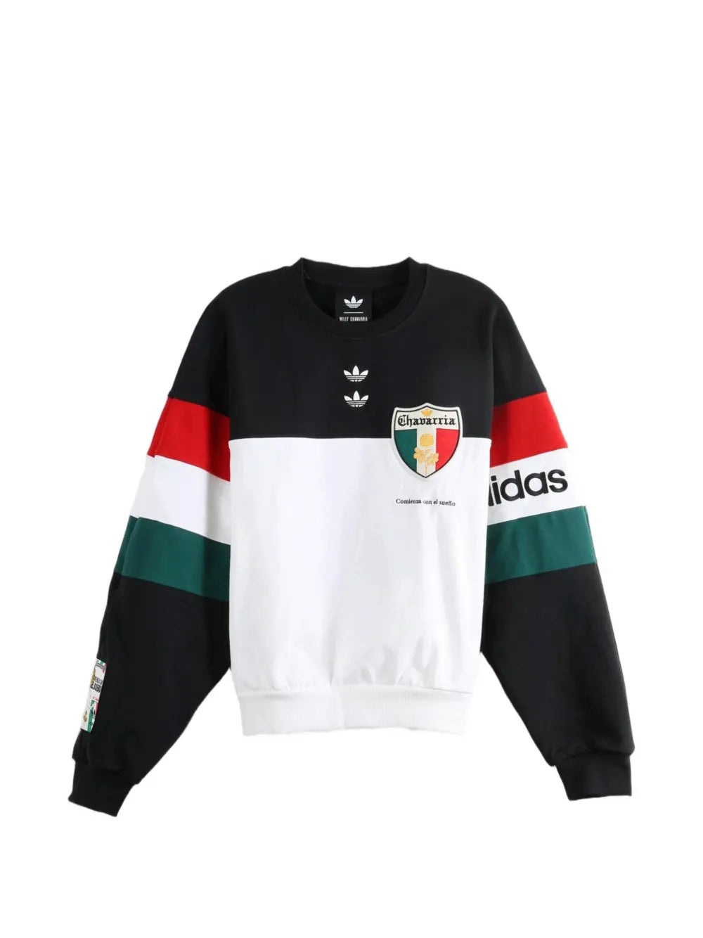 x Willy Chavarria logo-print panelled sweater