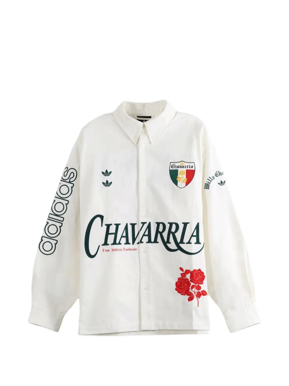 x Willy Chavarria logo-print button-down shirt