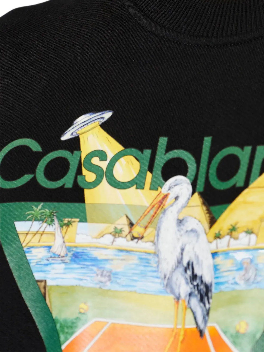 graphic-print sweatshirt