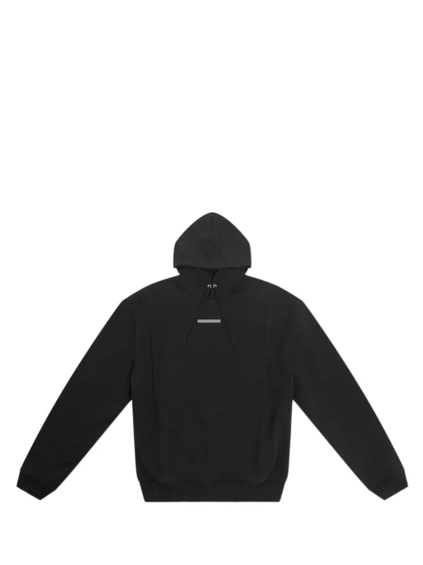 Logo-Plaque Drawstring Hoodie