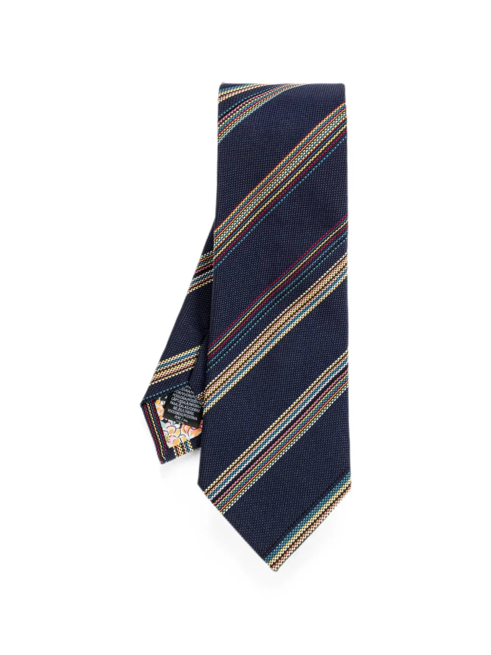 striped silk tie
