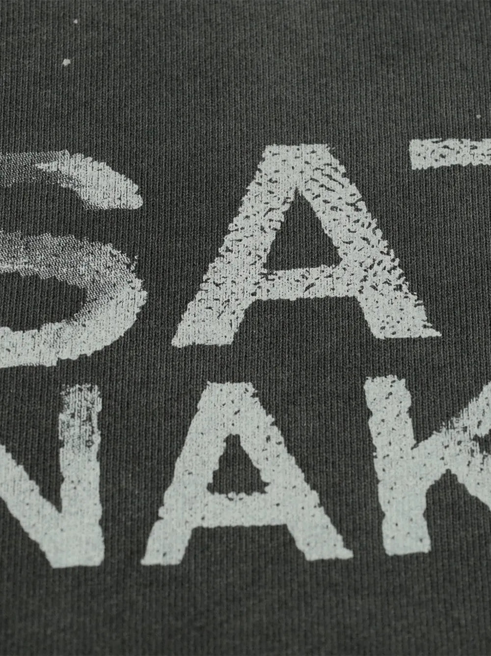 distressed paint-splatter hoodie