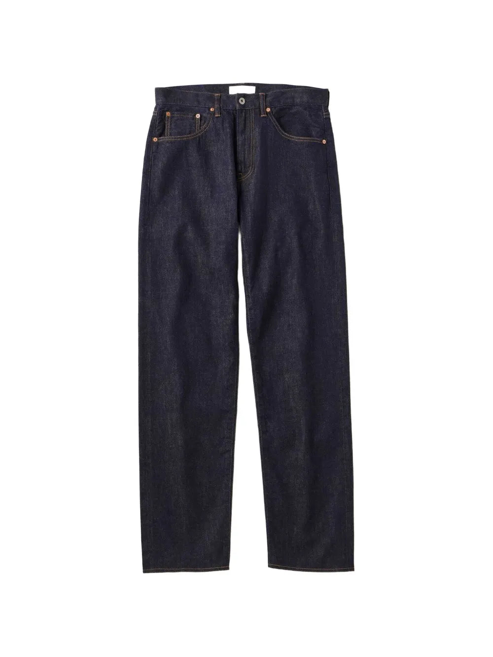 logo-patch straight-leg jeans