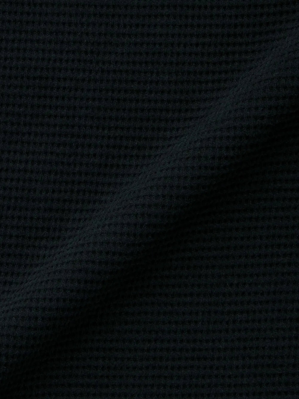 waffle-knit long-sleeve T-shirt