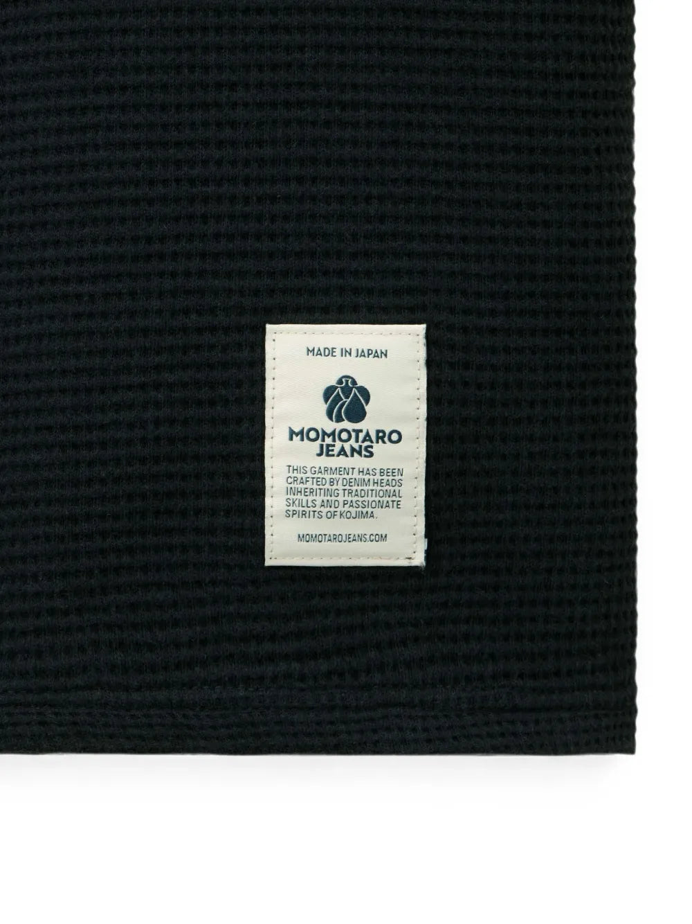 waffle-knit long-sleeve T-shirt