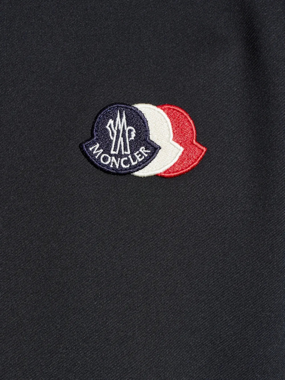 logo-patch zip-up jacket