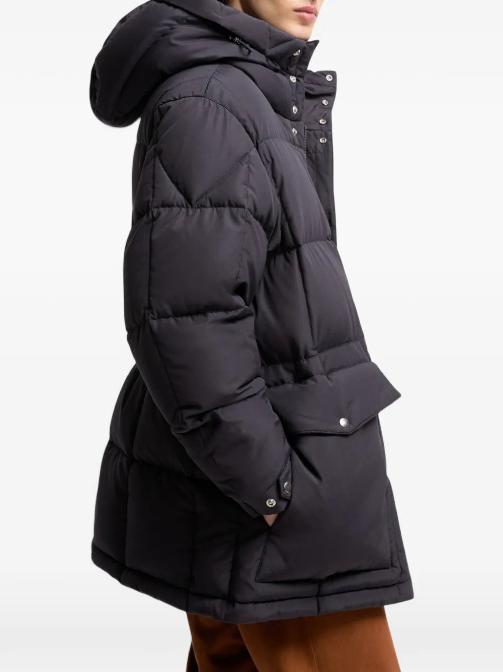 Sylmara quilted hooded coat jacket