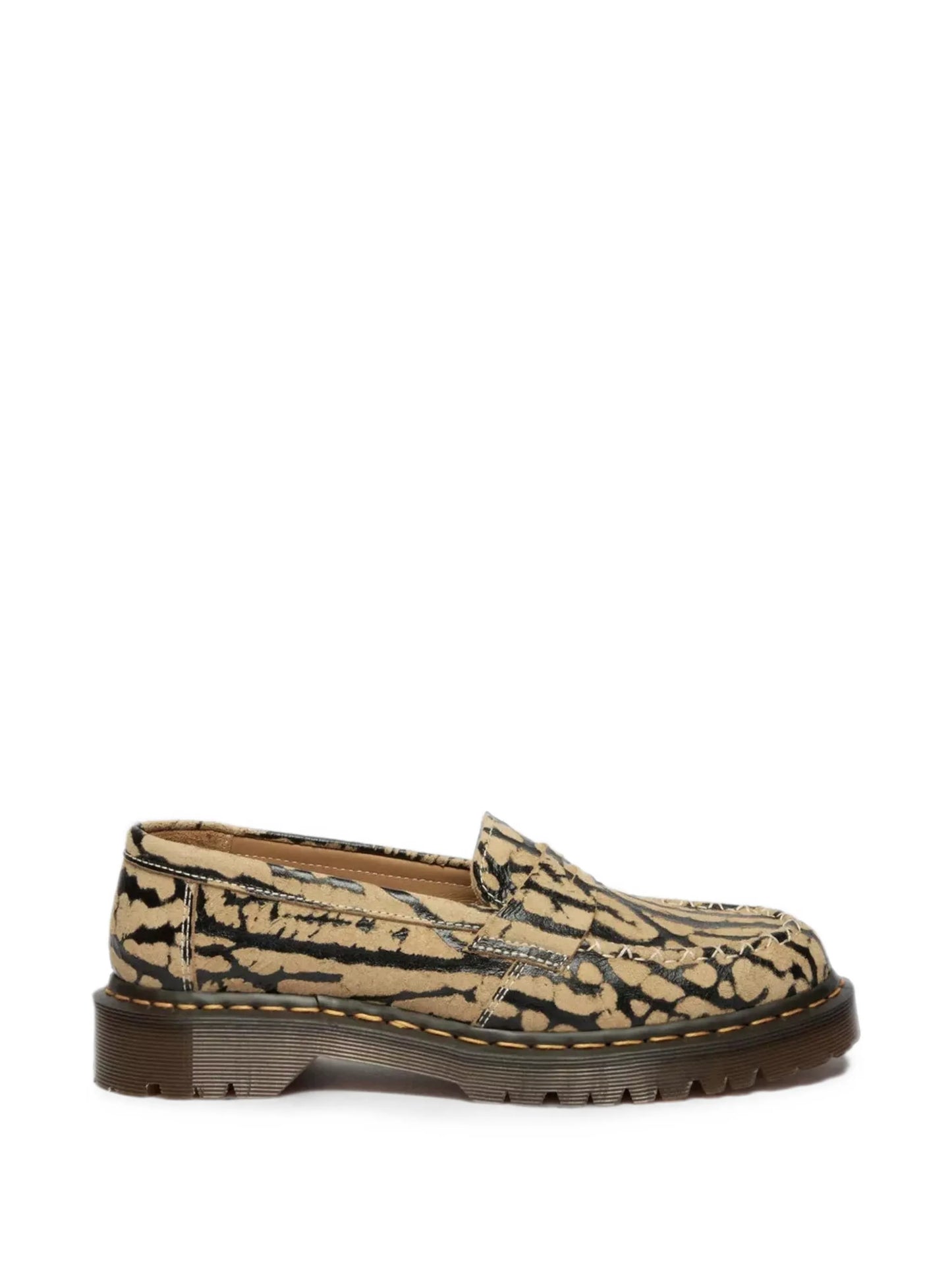 Delapre Animal-Print Penny Loafers