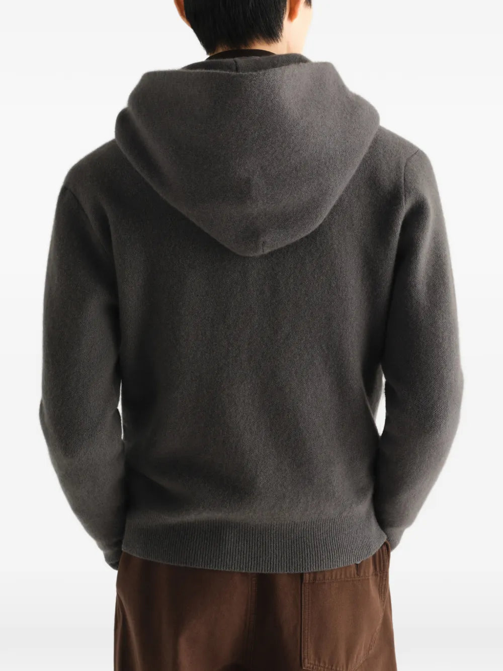 hooded sweater in cashmere