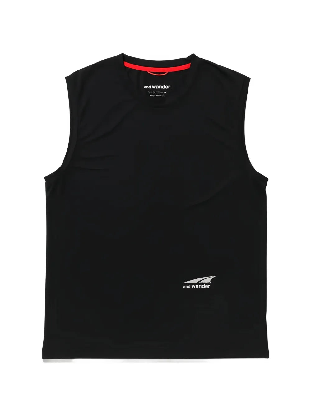 logo-print sleeveless T-shirt