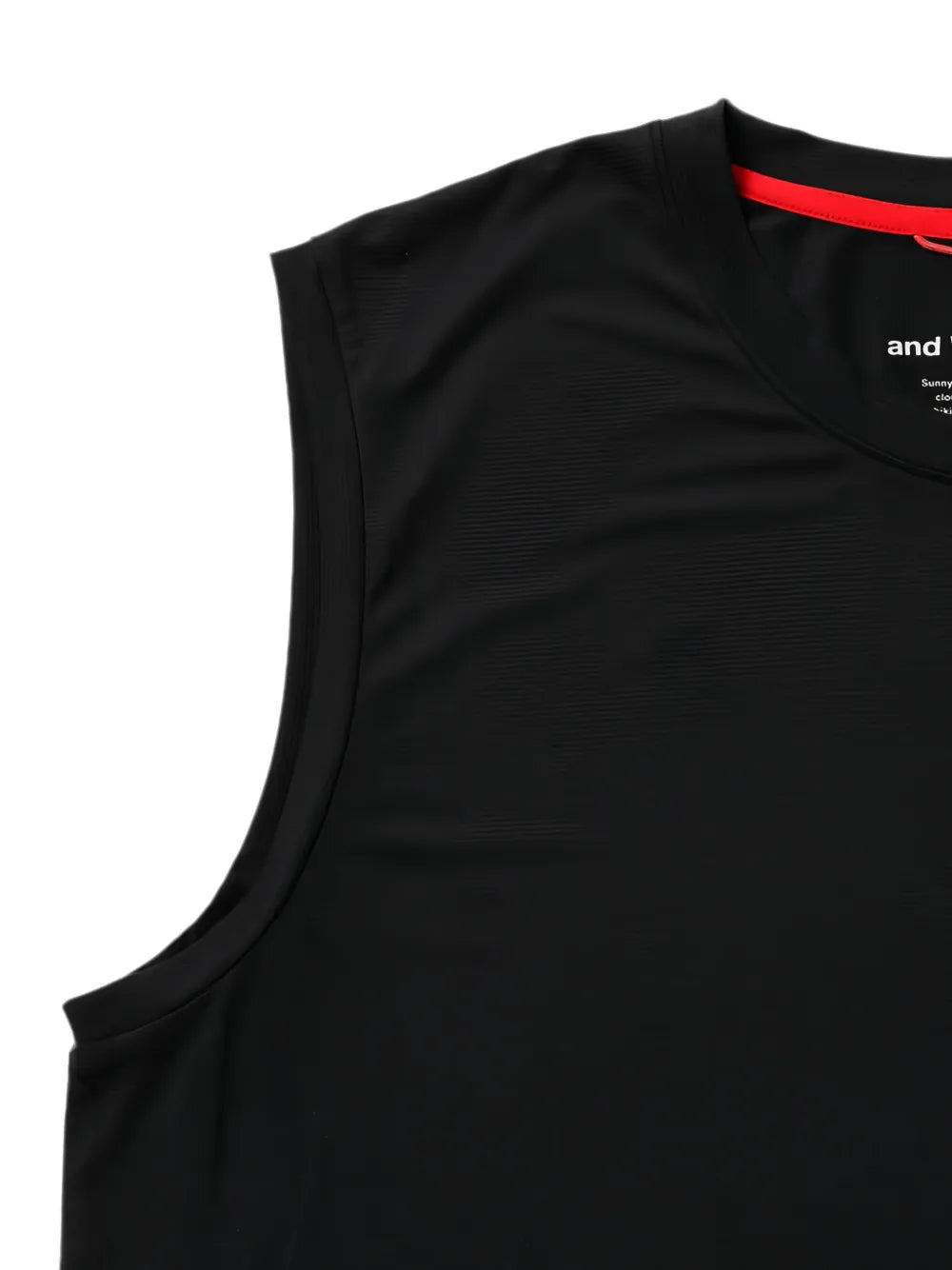 logo-print sleeveless T-shirt