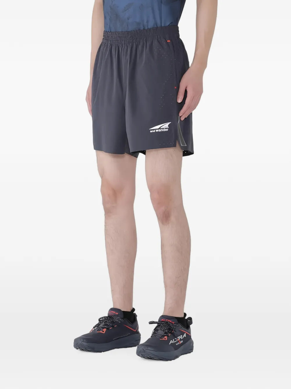 perforated-detail shorts