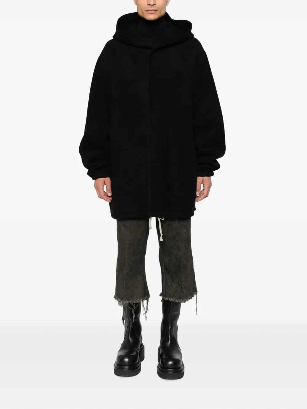 Tower hooded tour JCK in double cashmere