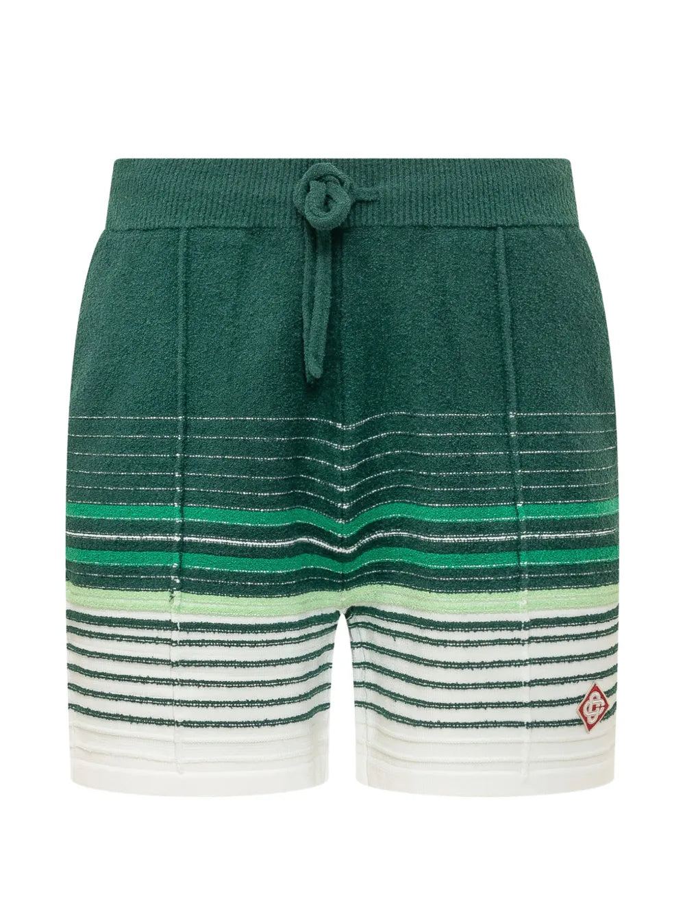 bouclé striped shorts