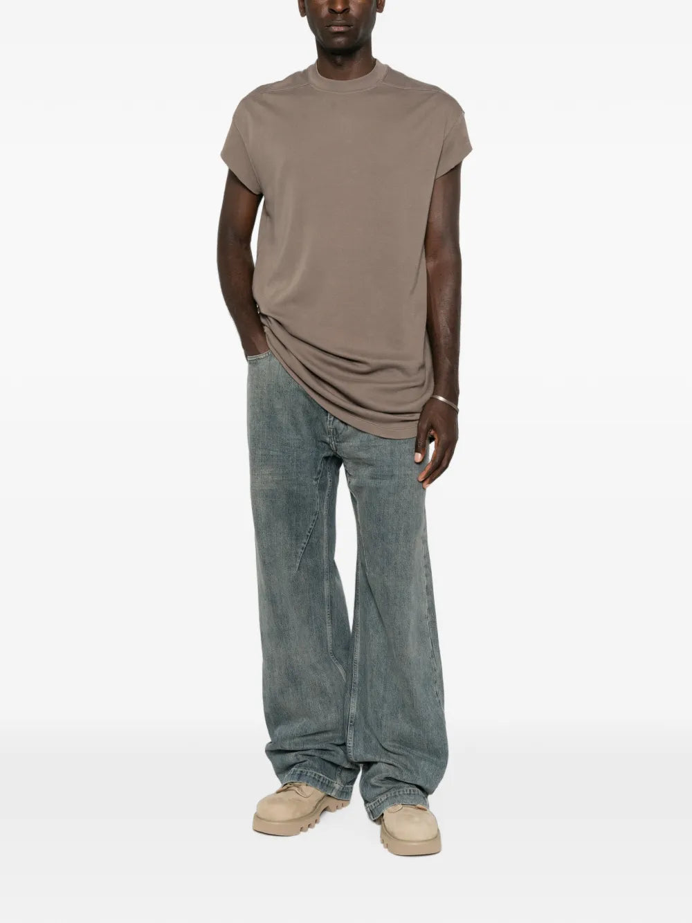 Tower Geth jeans in mineral indigo 13oz mineral wash denim