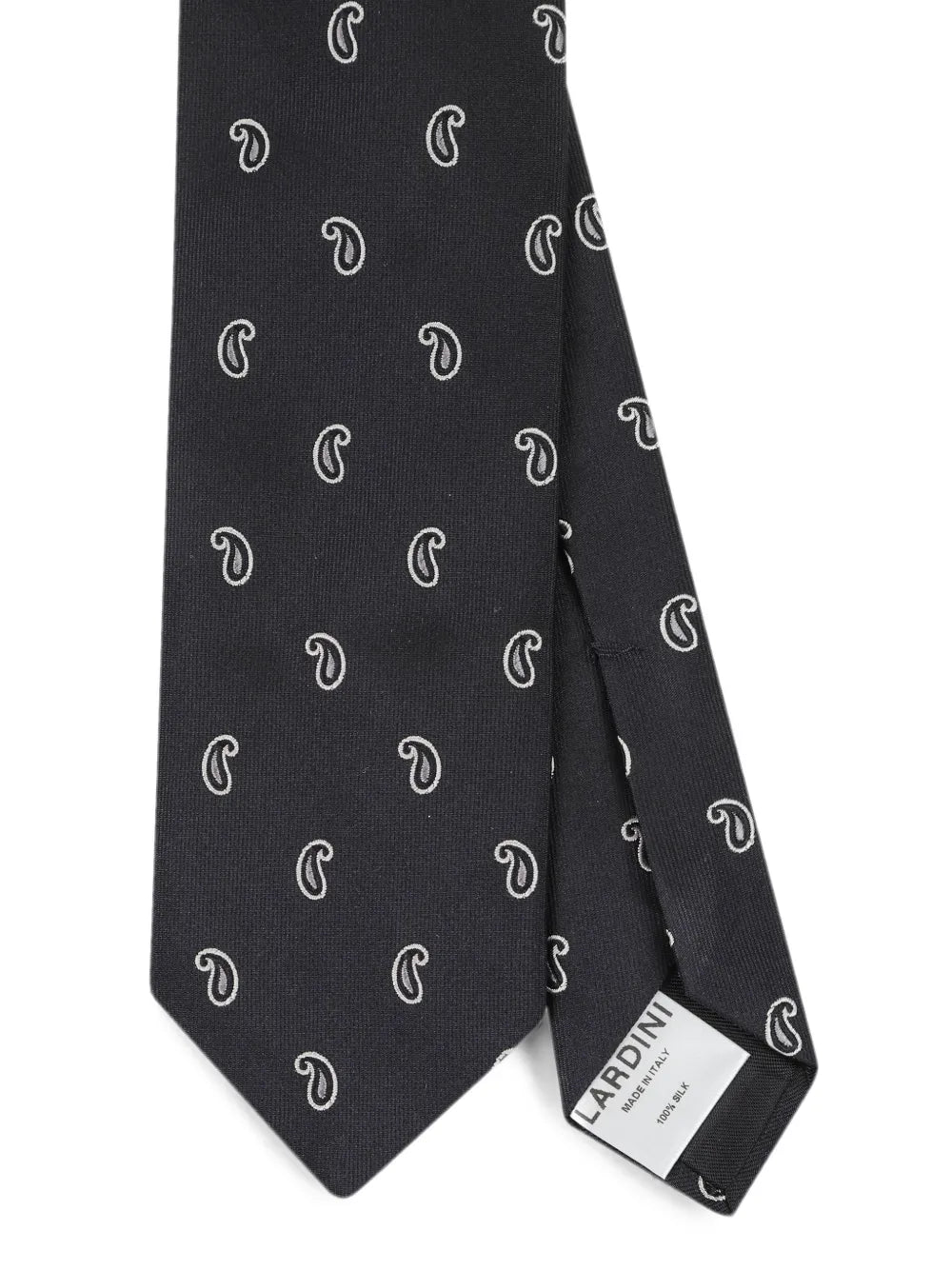 paisley-print silk tie