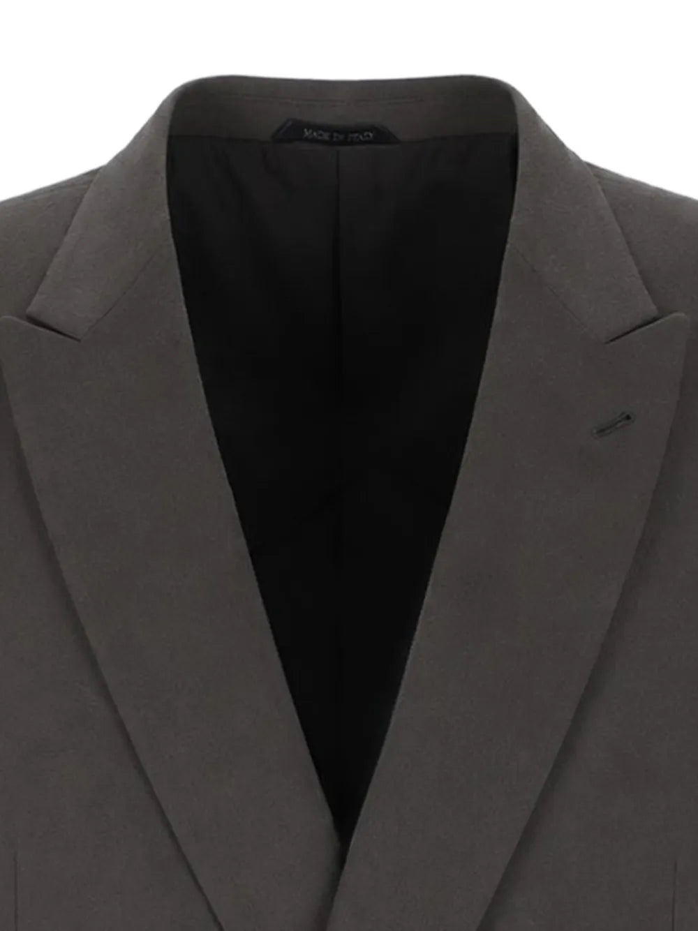 double-breasted wool suit