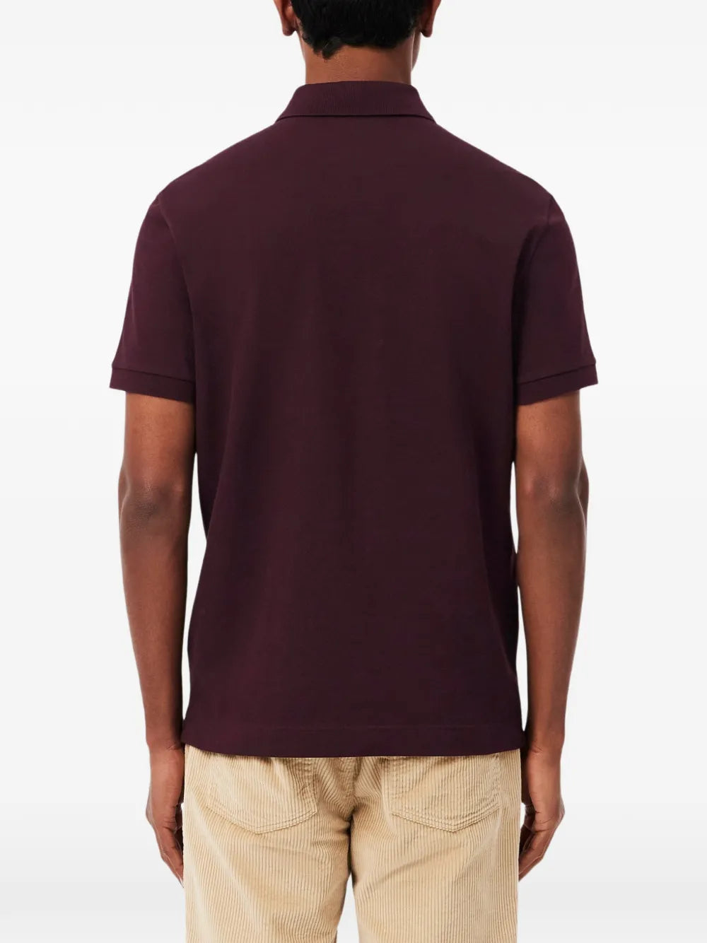 logo-patch polo shirt