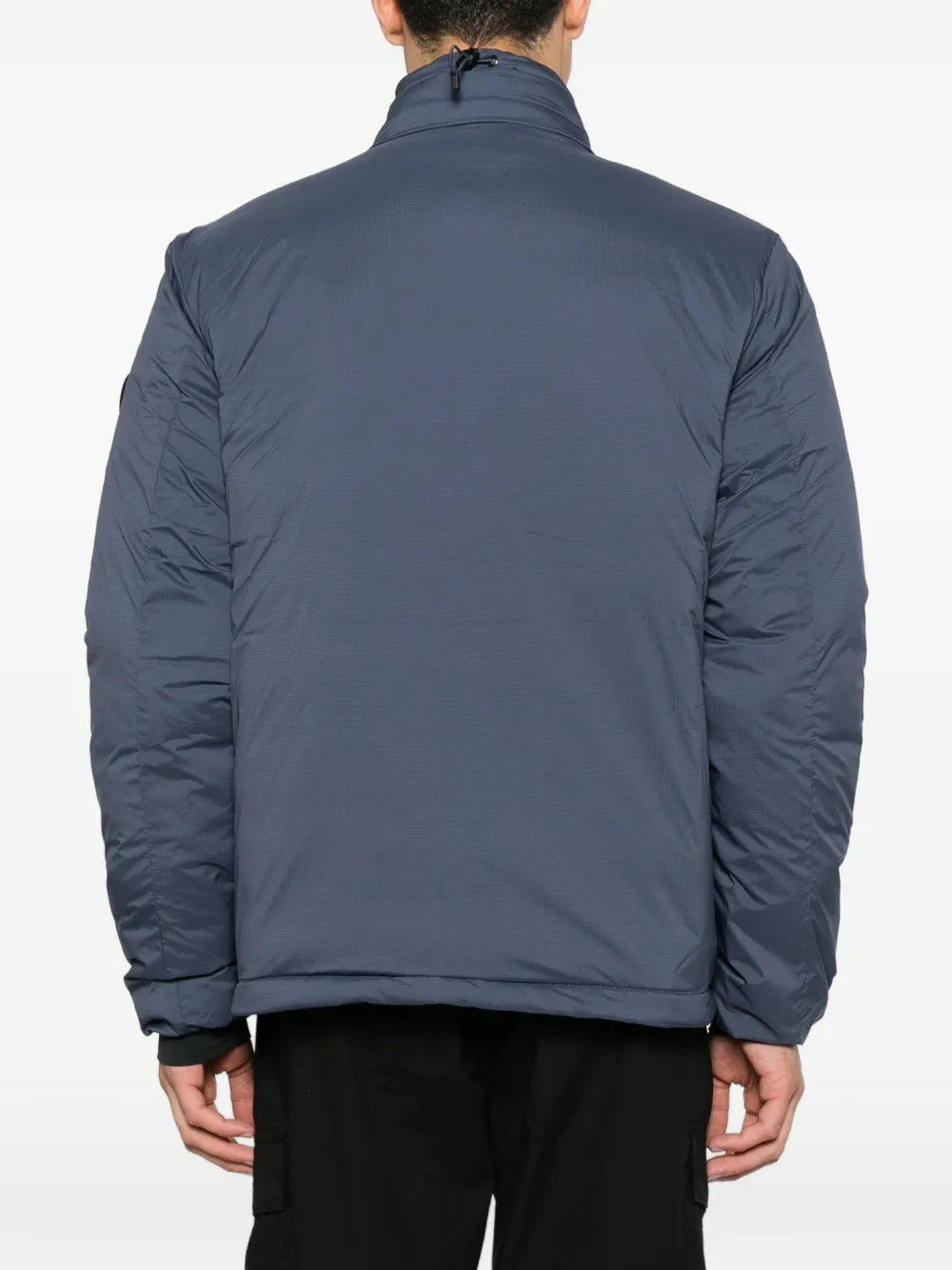Lodge quilted logo-patch jacket