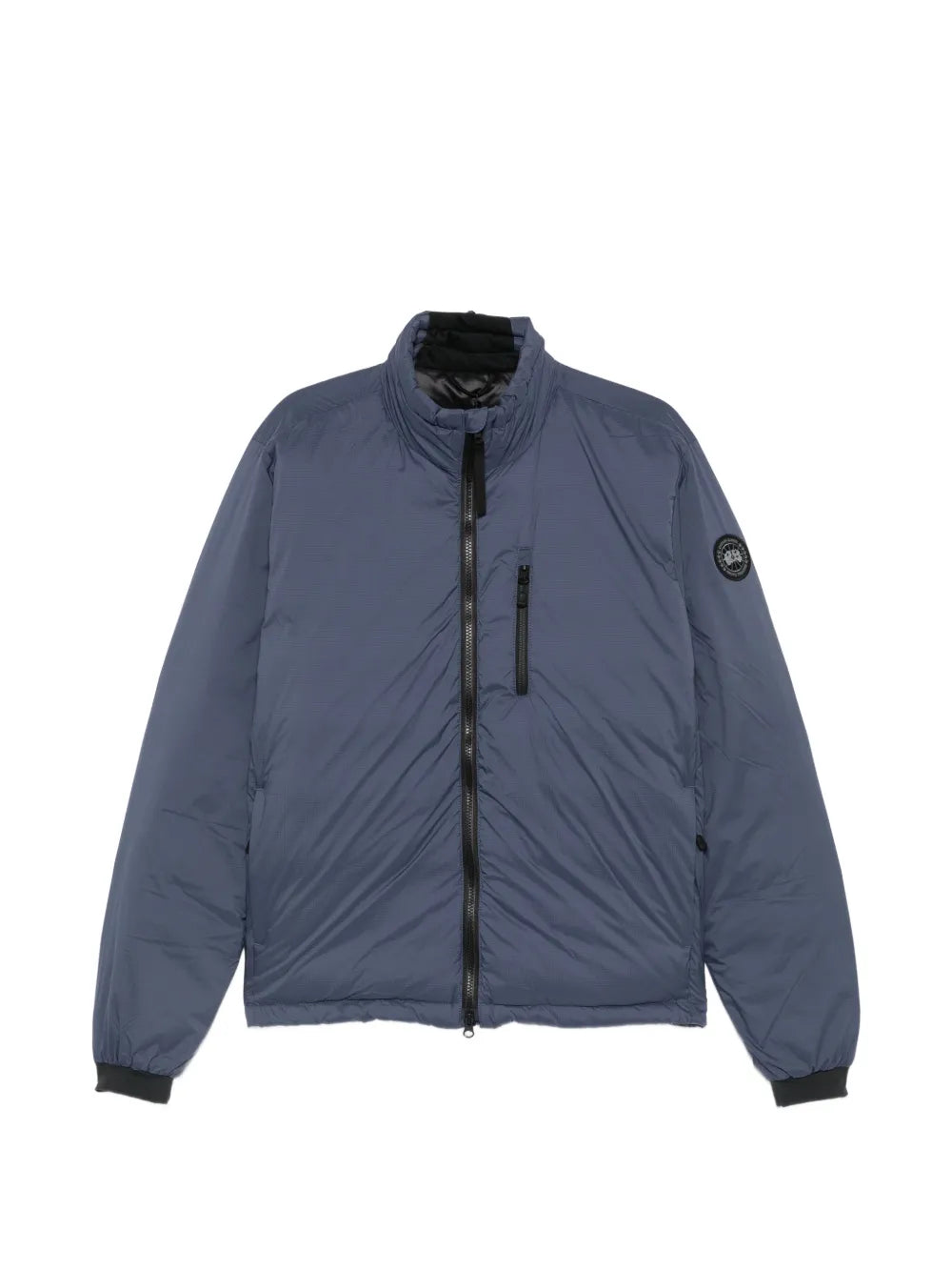 Lodge quilted logo-patch jacket
