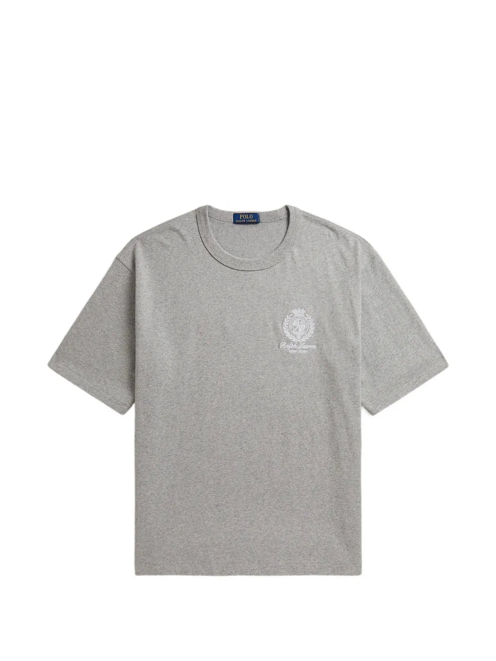 logo-embroidered T-shirt