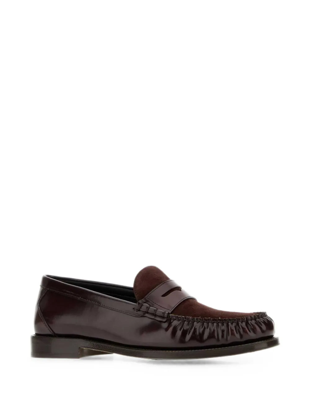 leather loafers