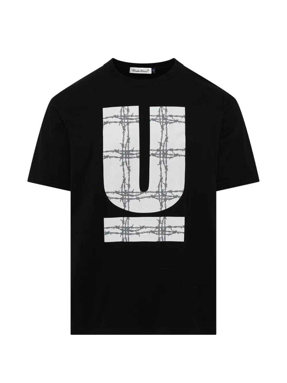 barbed wire graphic T-shirt