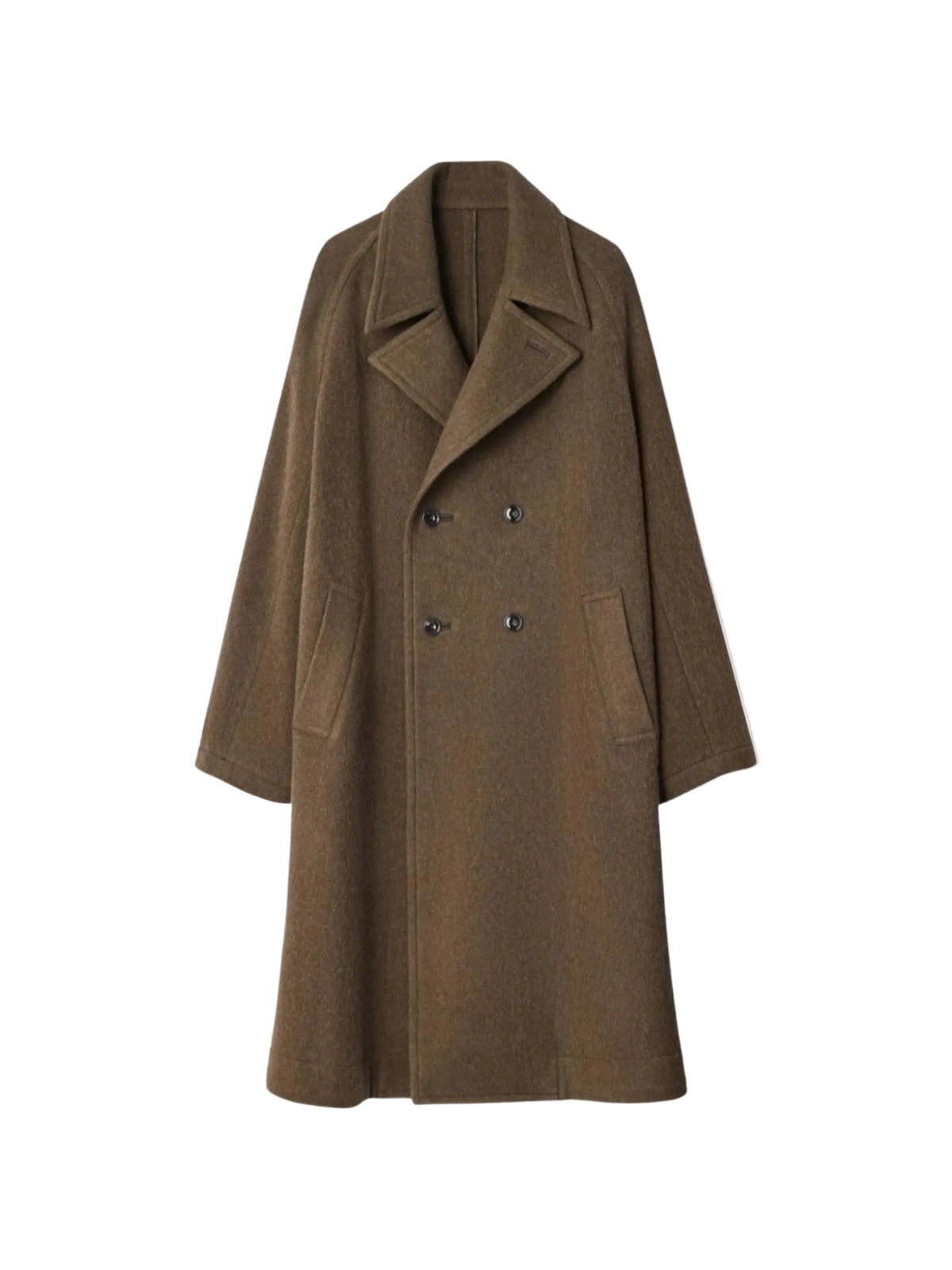 Double-Breasted Oversized Coat