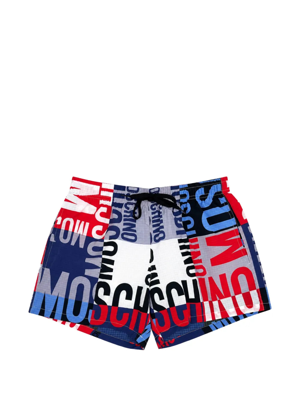 logo-print drawstring swim shorts