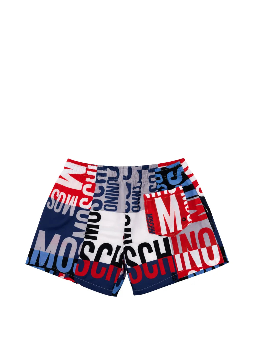logo-print drawstring swim shorts