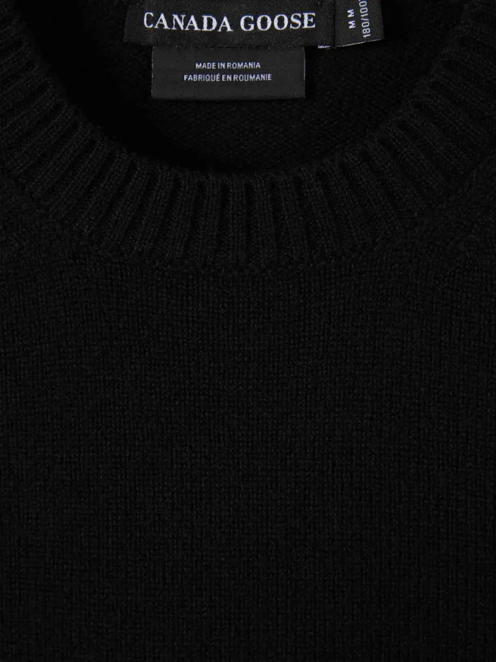 logo-patch ribbed-trim sweater