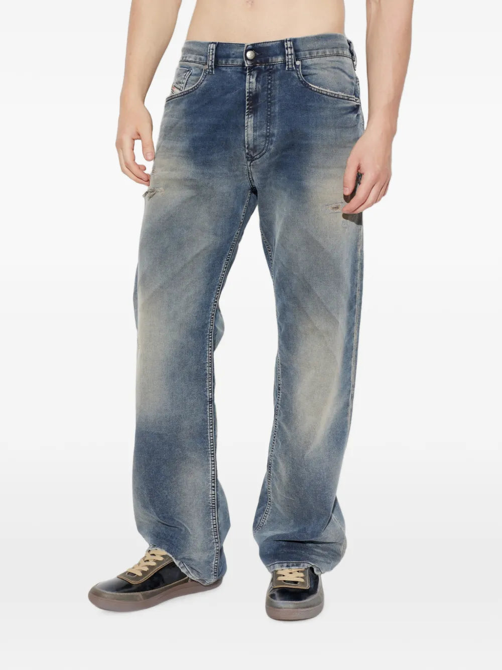 Jogg faded-effect jeans