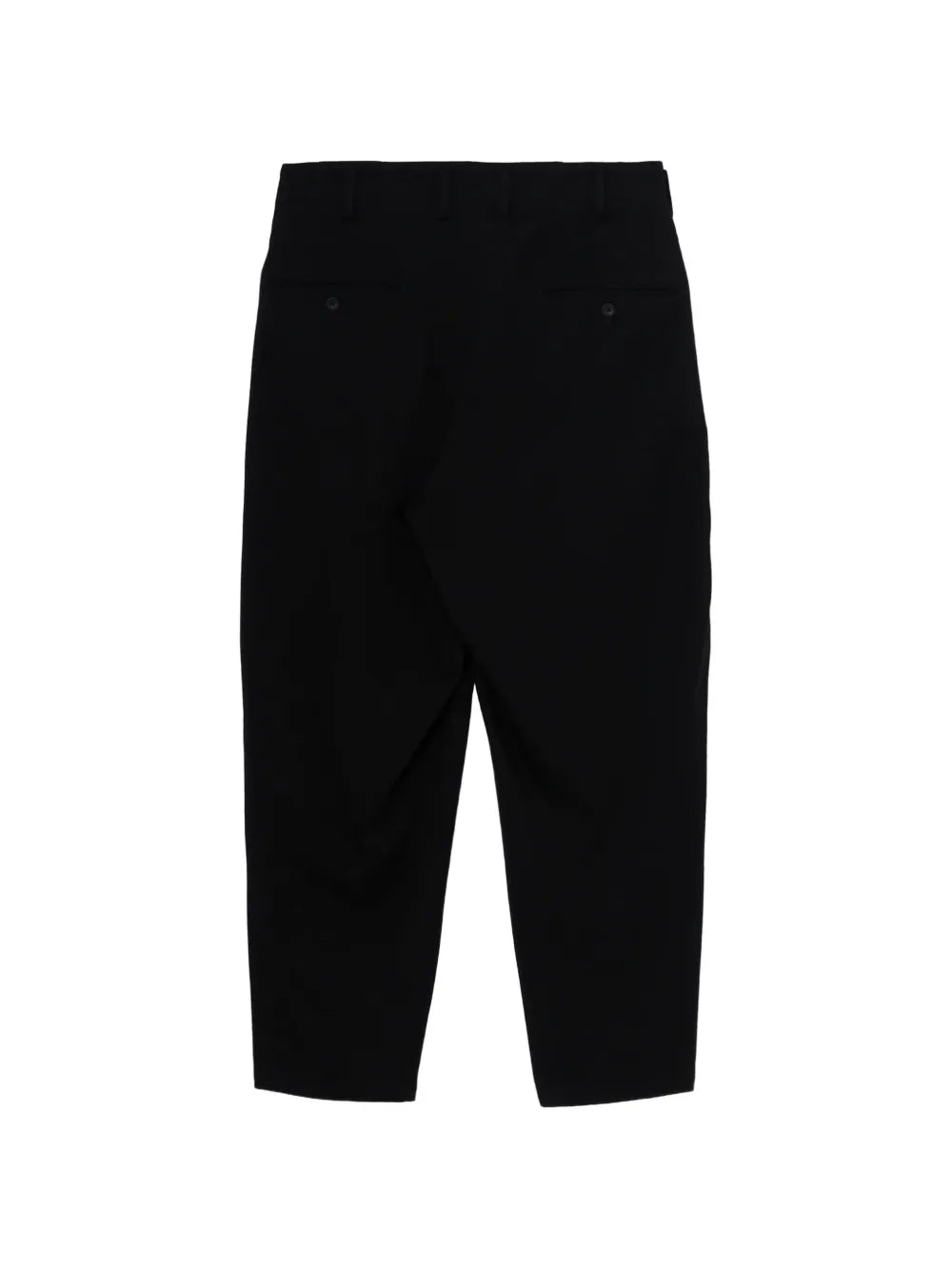 pleated tapered tailored trousers