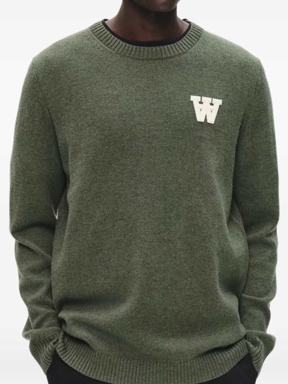 WWTay logo-patch sweater