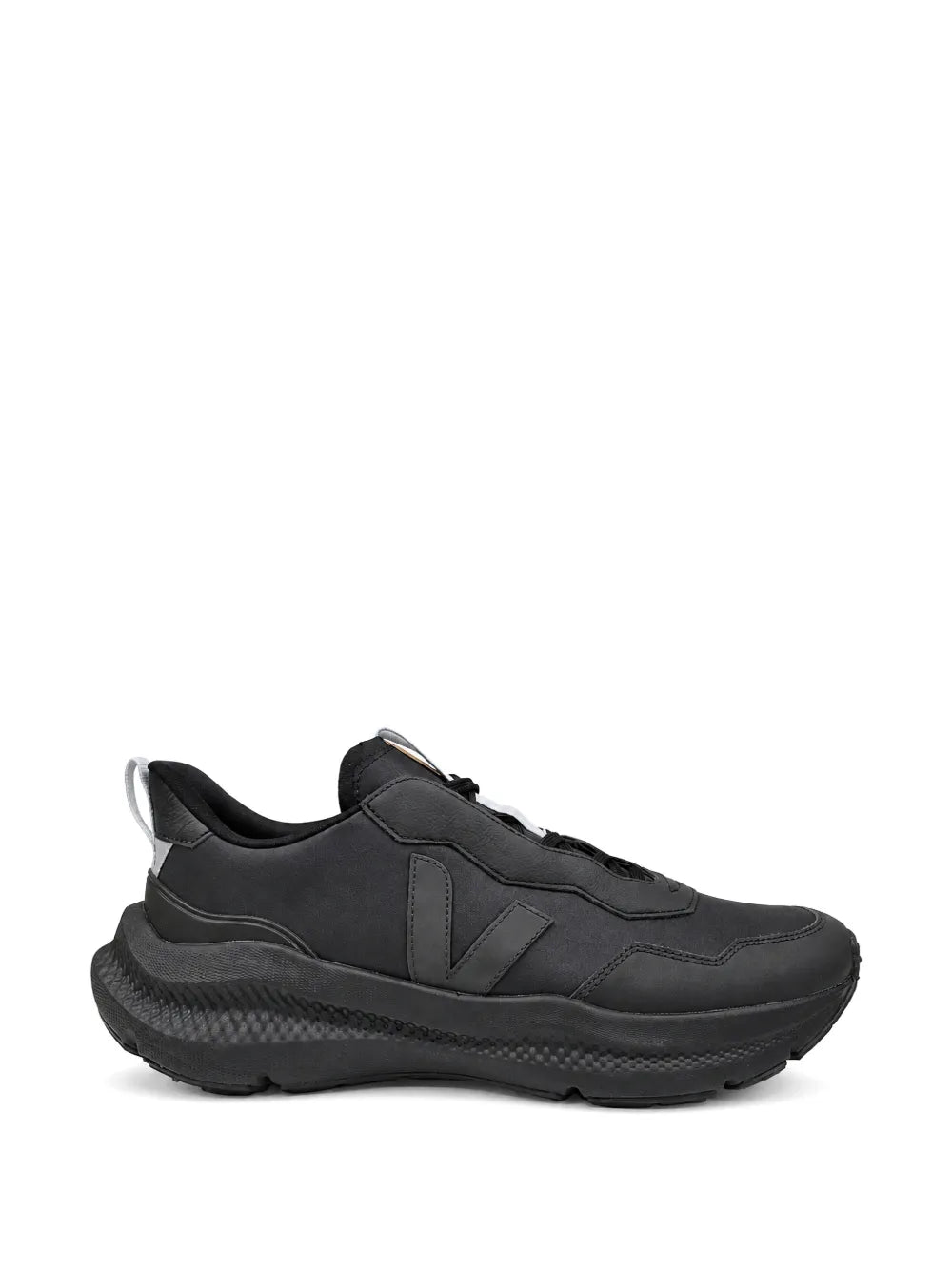 x CFCL logo-patch leather sneakers
