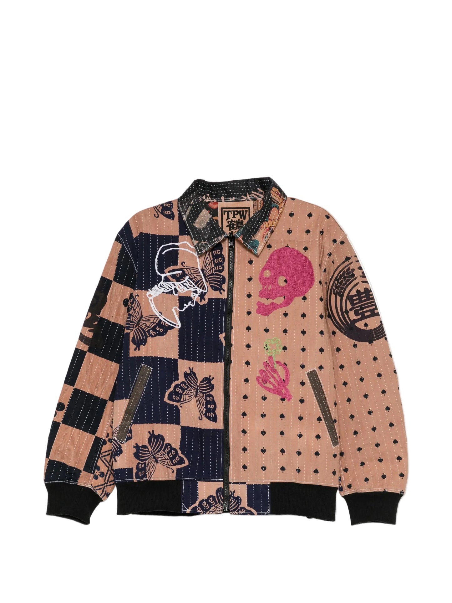 All-Over Graphic-Print Shirt Jacket