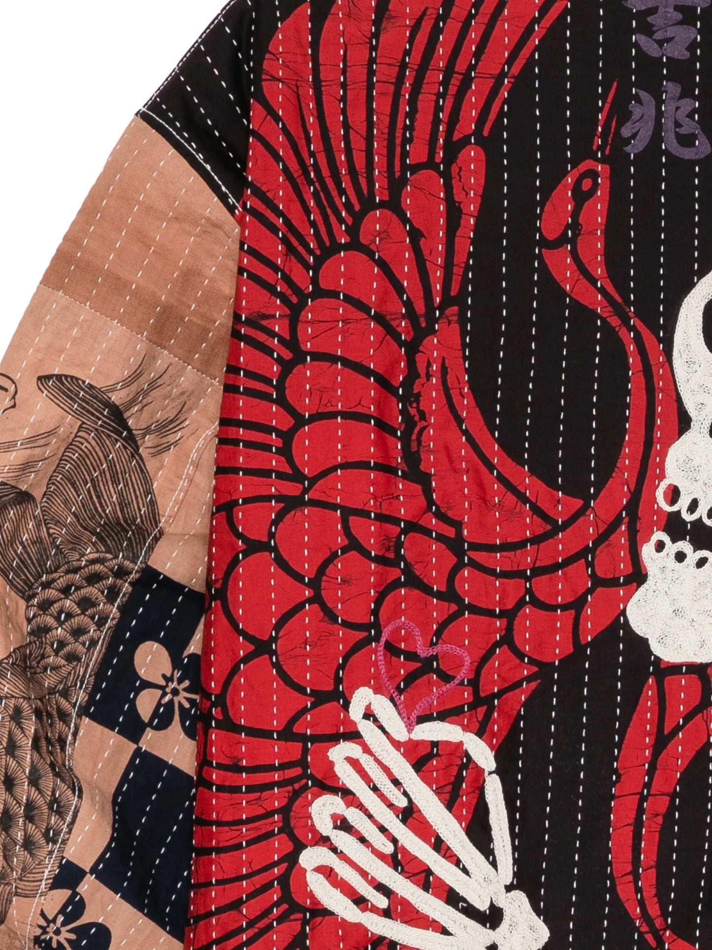 All-Over Graphic-Print Shirt Jacket