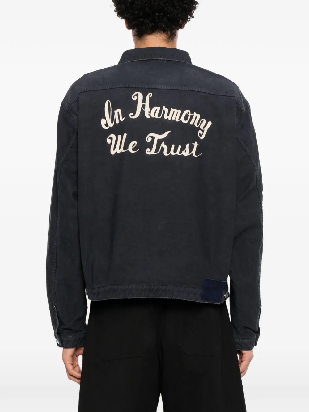 panelled denim jacket
