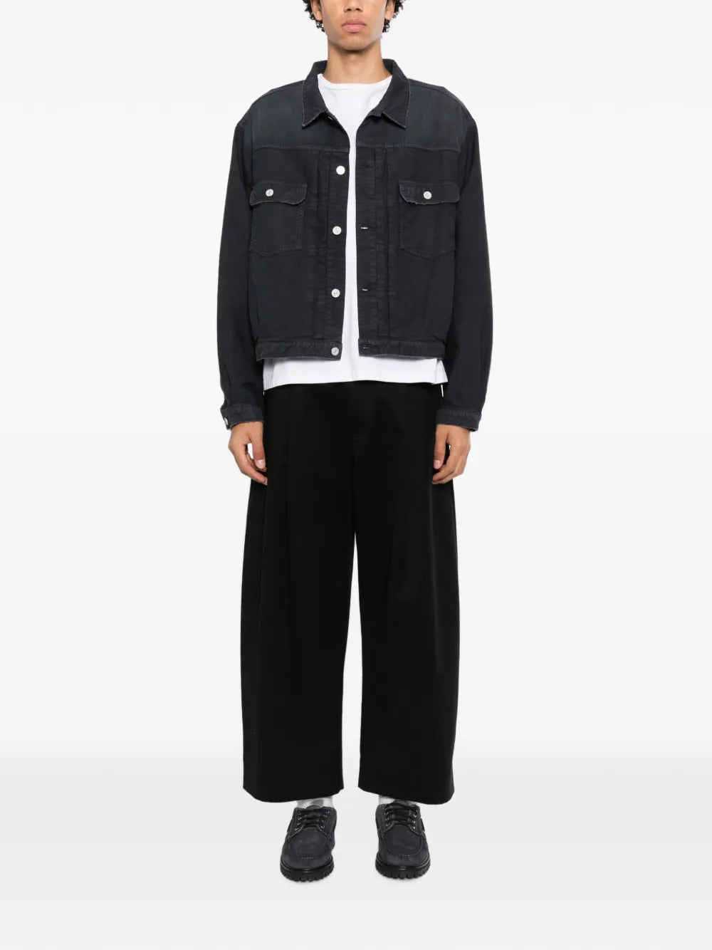 panelled denim jacket