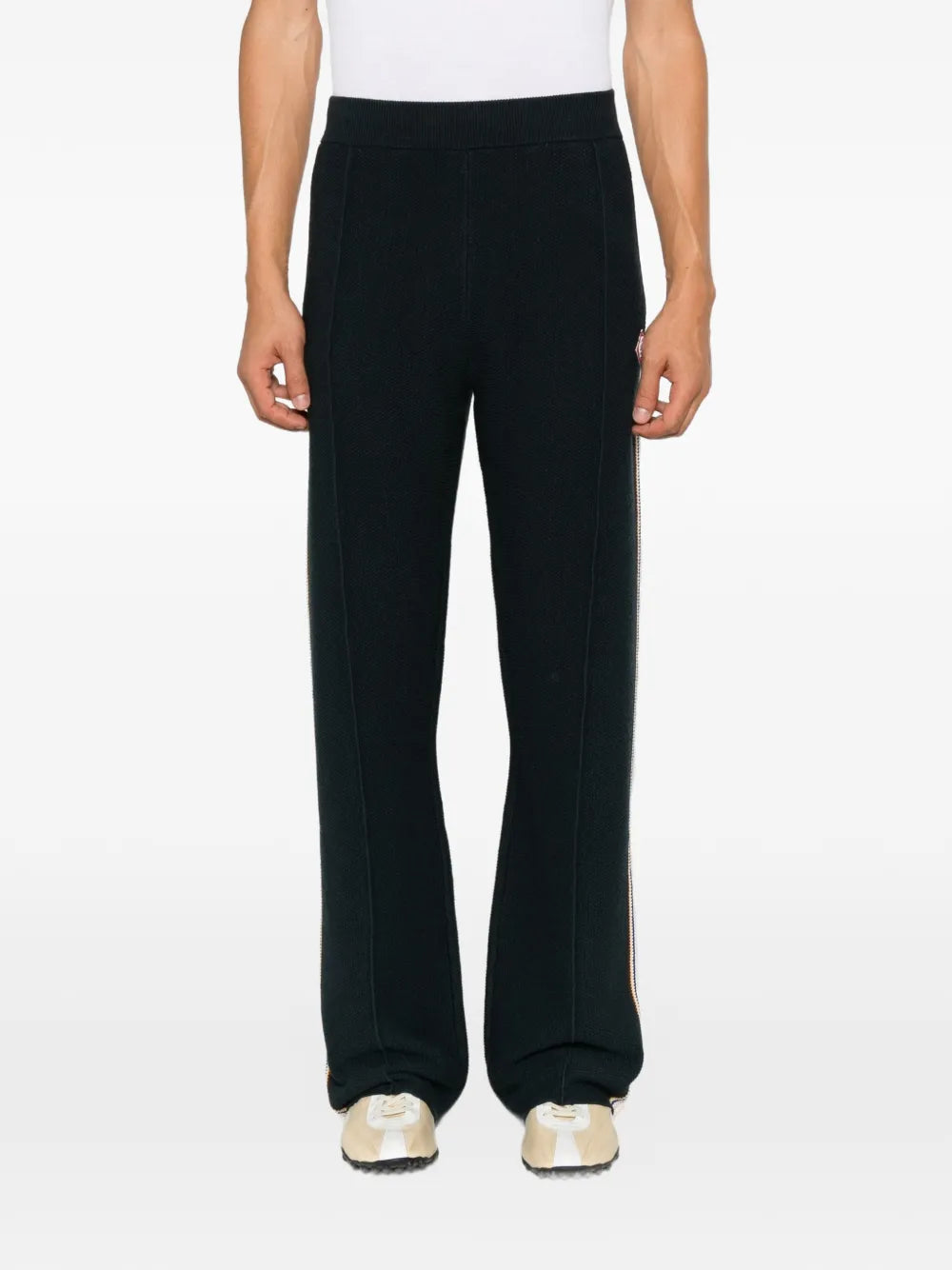 logo-patch side-stripe track pants