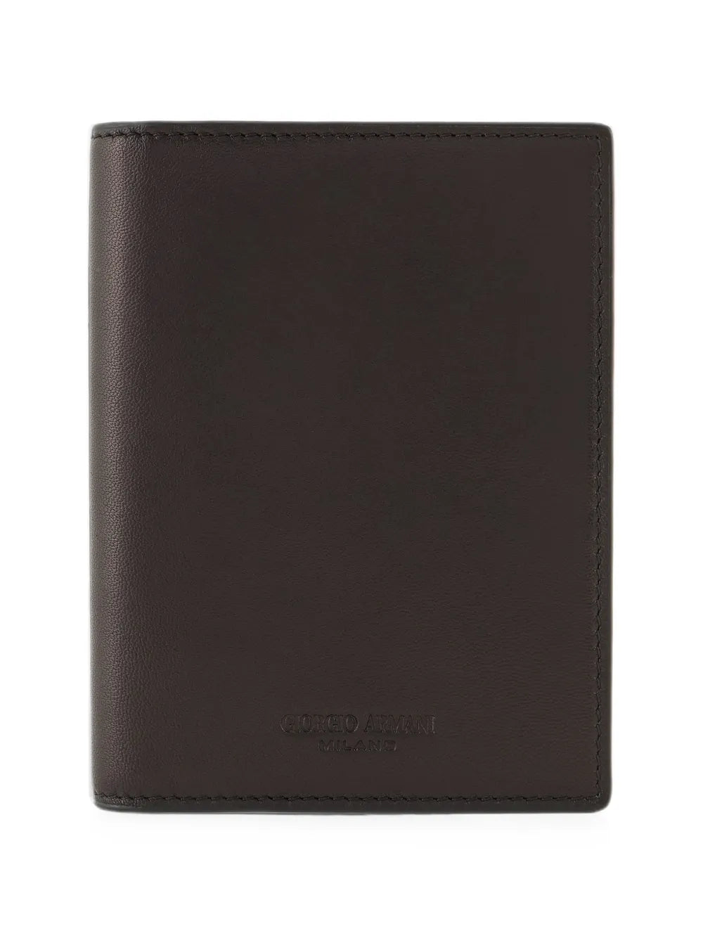 logo-debossed bifold cardholder