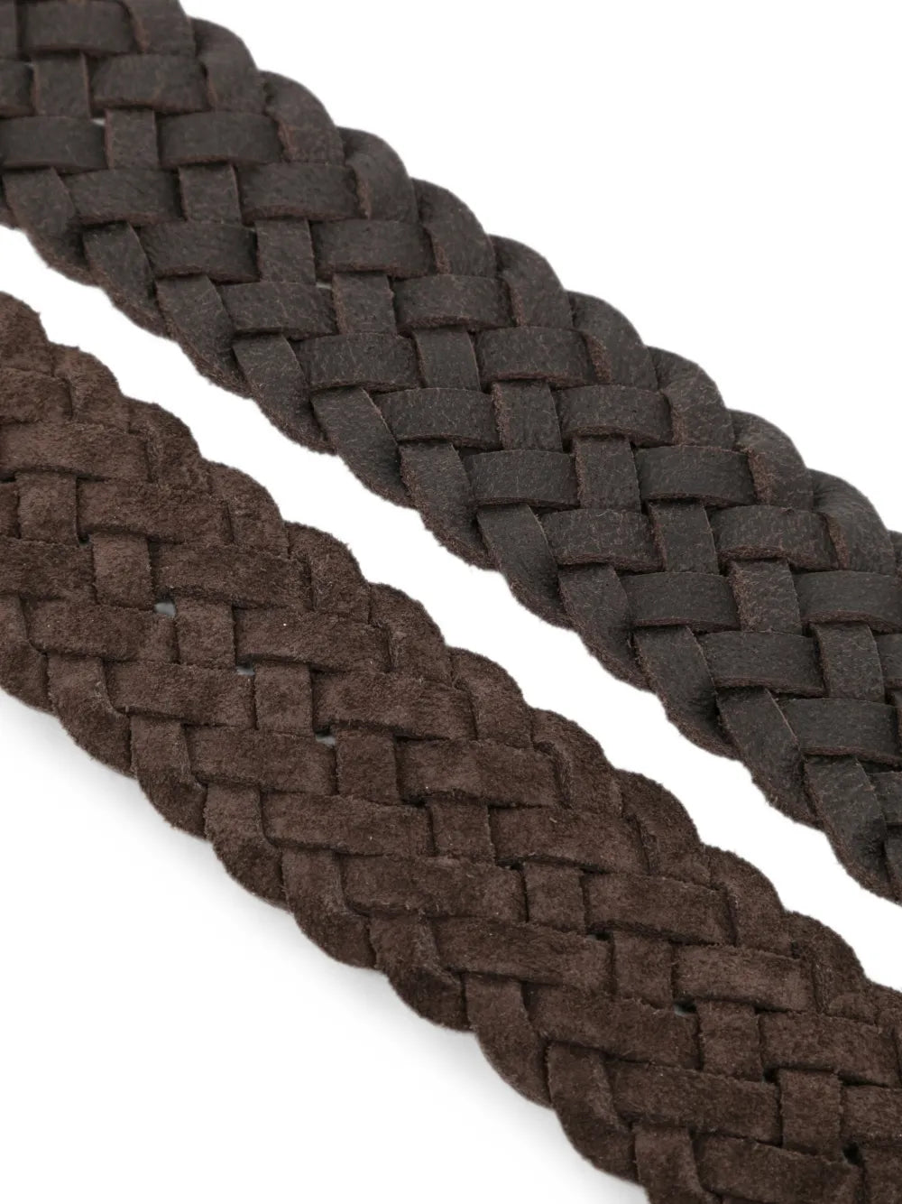 woven leather belt