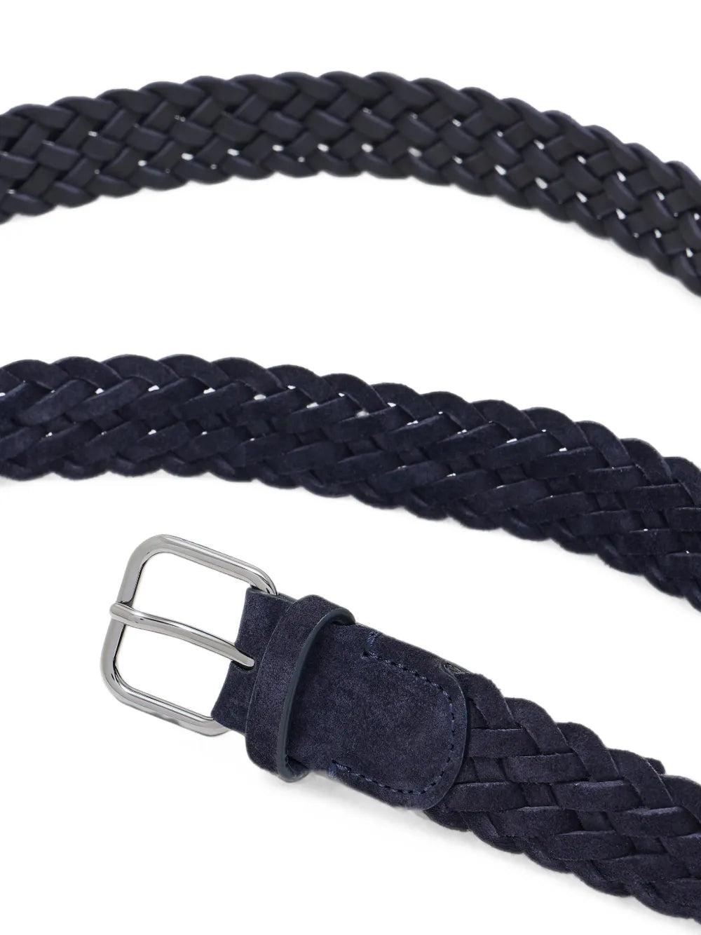 braided suede belt